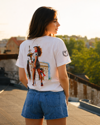 T shirt Miss Kepi Blanc